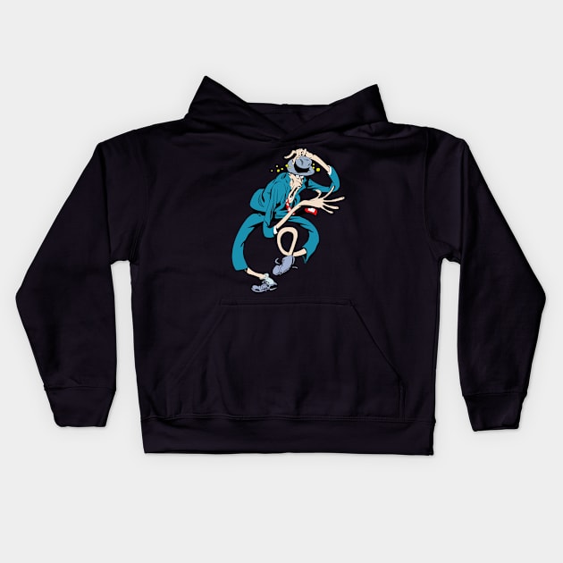 plastic man Kids Hoodie by tdK